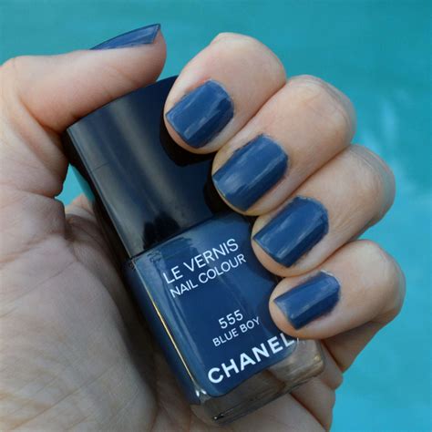 chanel nail polish 219 black satin|chanel blue boy nail polish.